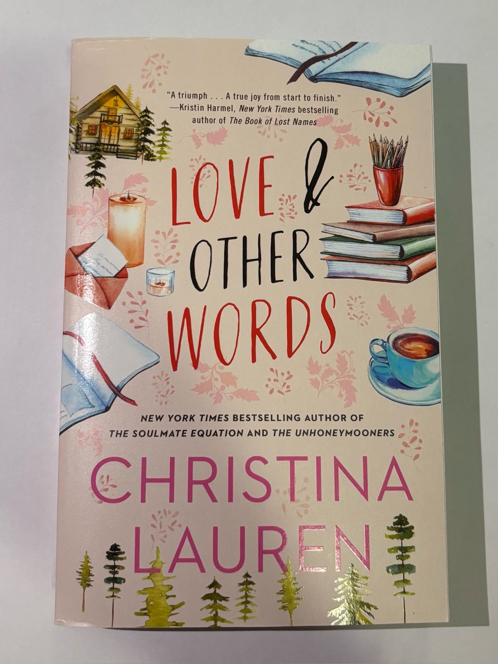 Christina Lauren Love & Other Words Paperback Romance Novel (NWOT)